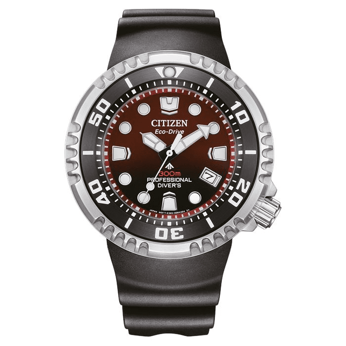 Citizen Professional Diver 300m Burgundy Edition BN1024-01Z Eco-Drive Erkek Kol Saati — Bild 1