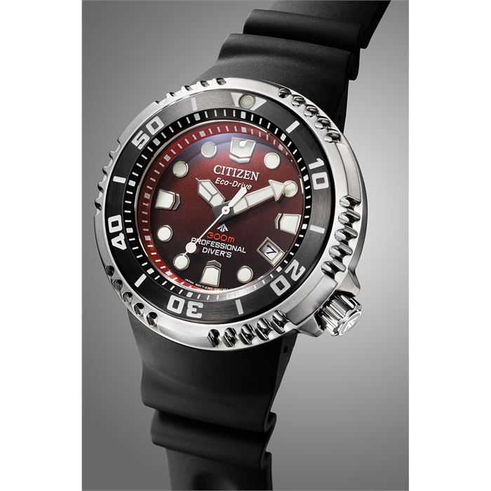 Citizen Professional Diver 300m Burgundy Edition BN1024-01Z Eco-Drive Erkek Kol Saati